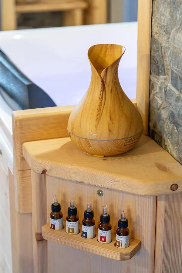 MINI PISCINA e VASCA IDROMASSAGGIO, SAUNA-AL RANCH DOLOMITI PASSION SPA appartamenti Pieve di Cadore